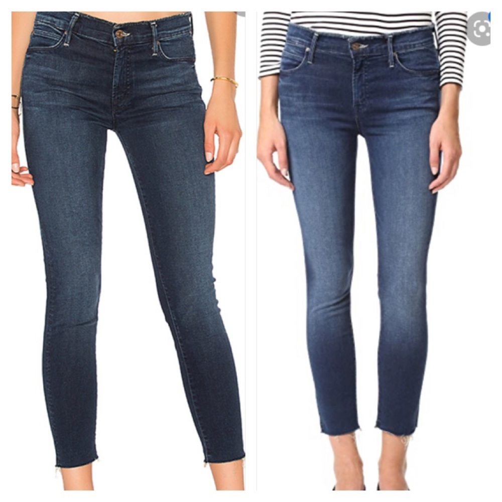 MOTHER Double Fray Charmer Crop Jean